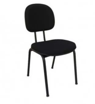 Cadeira Secretária Fixa L Duplo Pé Palito - Código 2